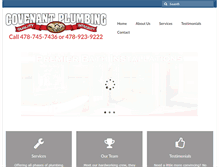 Tablet Screenshot of covenantplumbing.com